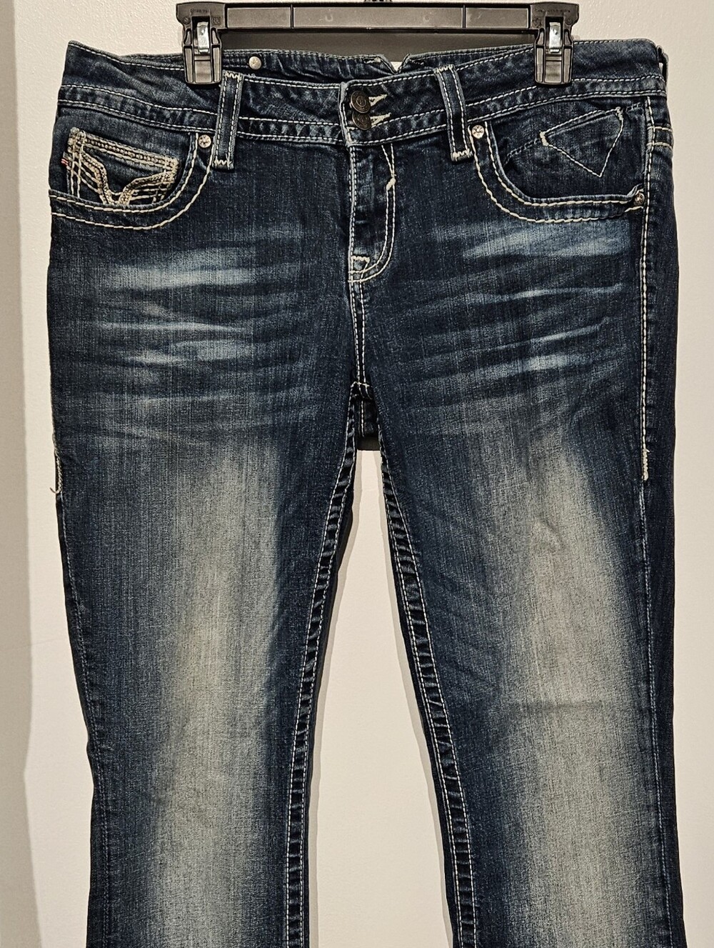 Vigoss Bootcut Jeans in Dark Blue Wash